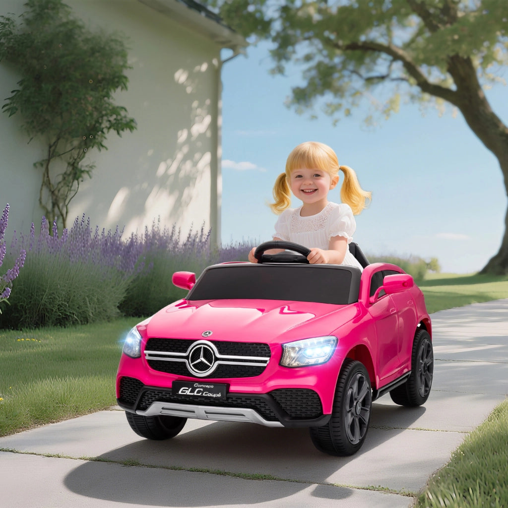 Auto Bambini 12V Telecomando LED Musica ¨C ZephMum ¨C 3-6 Anni Rosa
