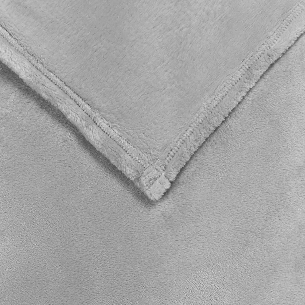 Coperte da Pile 6 pcs Grigio 220 x 240 cm Panno