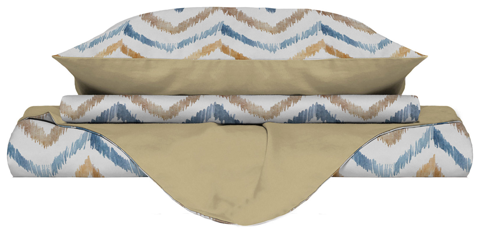 Copripiumino 1 Piazza e Mezzo Double Face con Federe Stampato Hippy