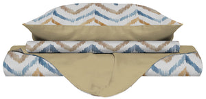 Copripiumino Matrimoniale Double Face con Federe Stampato Hippy