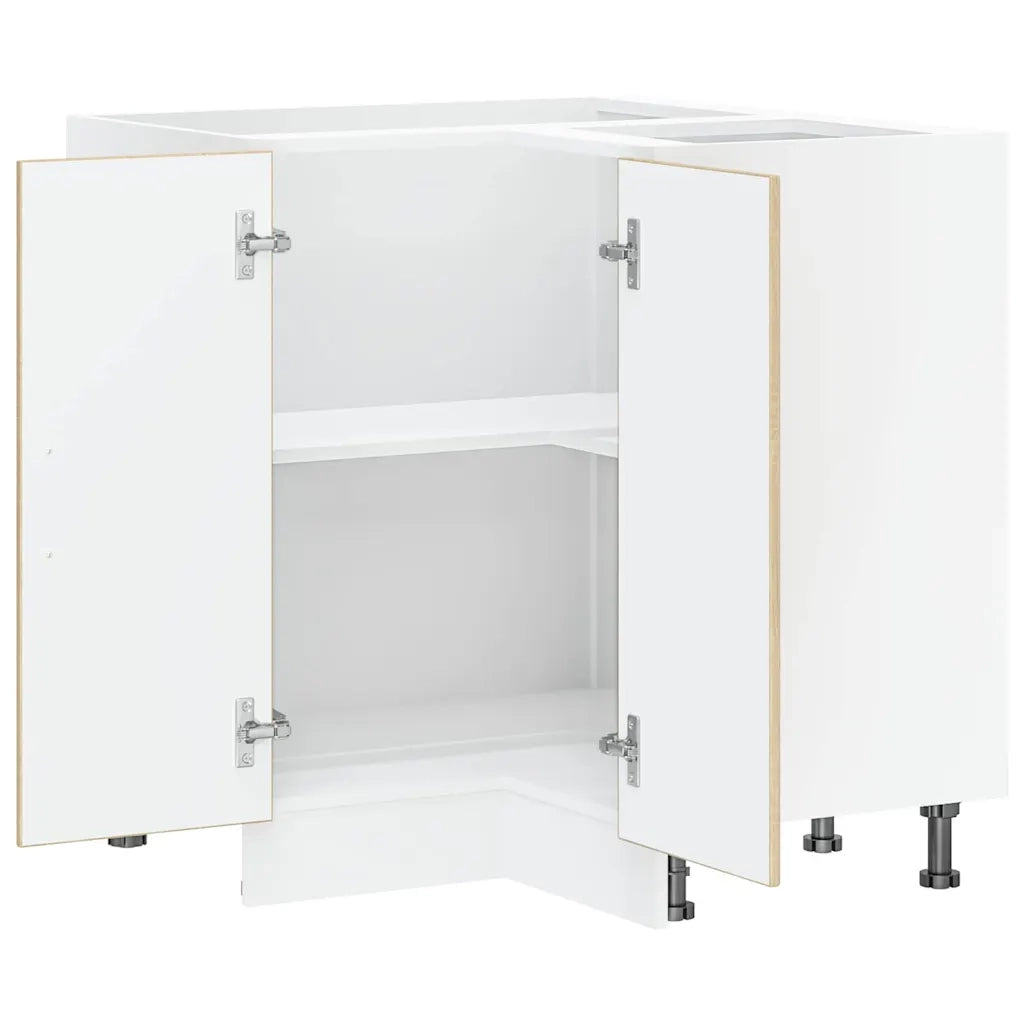 Mobile Base ad Angolo Cucina-Base ad Angolo Cucina Lucca Rovere Sonoma in Truciolato