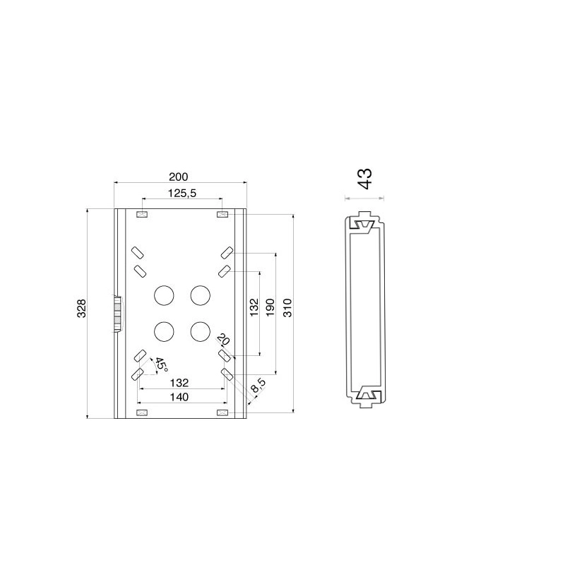 GUIDA SCORREVOLE PER SCOCCA SLIDING GUIDE