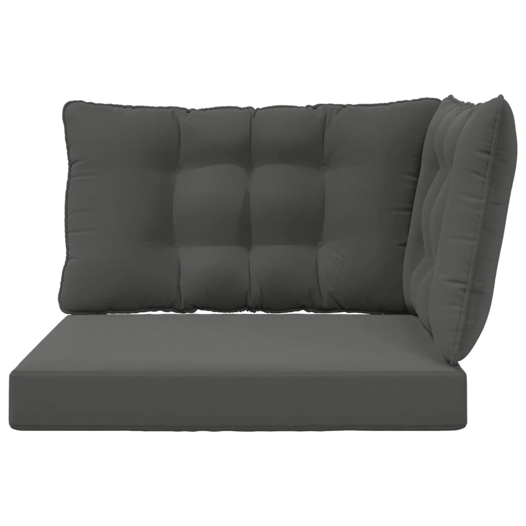 Cuscino per divano da esterno 3 pcs Antracite Poliestere