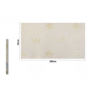 Trade Shop - Rotolo Pellicola Adesiva In Pvc Damascata 45cm X 2mt Mobili Cassetti Casa 71222 -