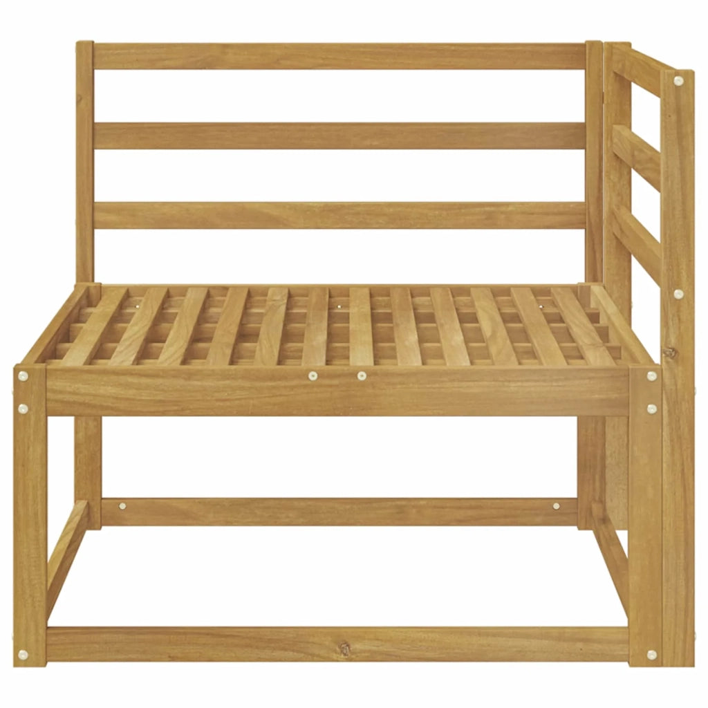 Divano angolare da esterno Bianco 83 x 83 x 73 cm