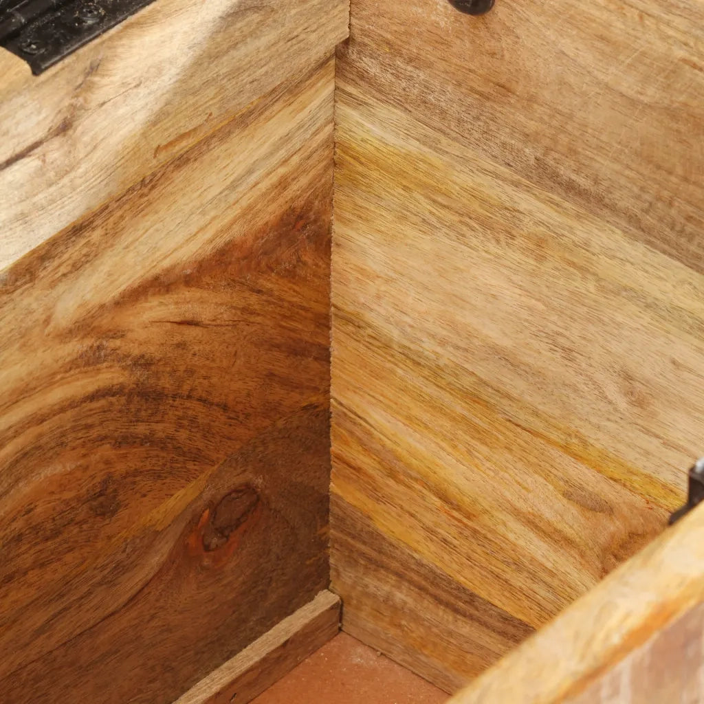 Panca per Ingresso-Sgabello-Panca da Corridoio 103x33x72 cm in Legno Massello di Mango