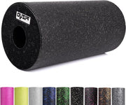 Massaggiatore a rullaggio 30 x 15 cm - Rullaggio EPP con durezza media per fitness, yoga, Pilates, riabilitazione, rigenerazione muscolare, autotrasformazione per schiena, gambe, riduzione del dolore. (nero)