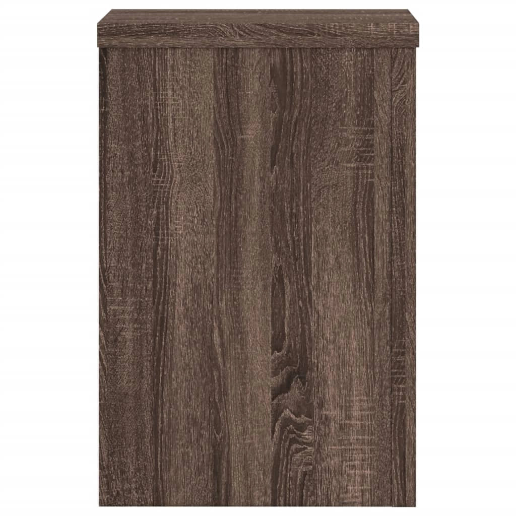 Portavasi mobili per fiori set da 2 legno ingegnerizzato marrone 02_0045315
