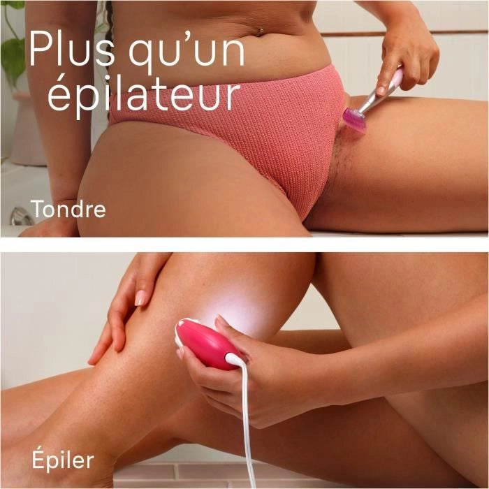 Epilatore elettrico con filo - BRAUN - Silk-épil 3 - Pelle morbida per settimane - 3-202 - Lampone