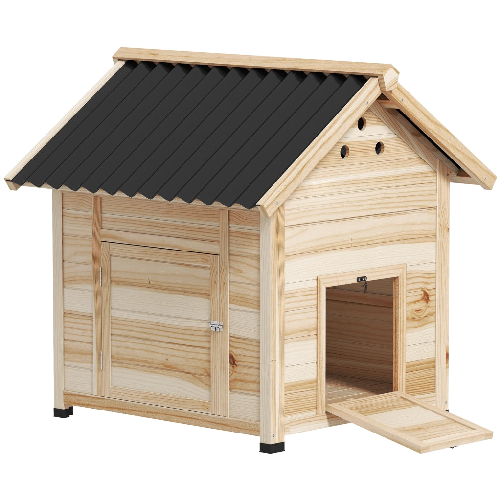 Casetta per Anatre da Giardino ¨C zephmum ¨C Legno 78x90x92 cm