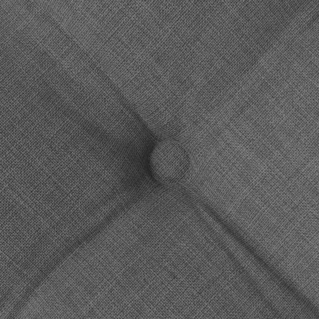 Cuscini per Seduta 4 pcs Grigio scuro 40 x 40 x 6 cm Tessuto 42015147