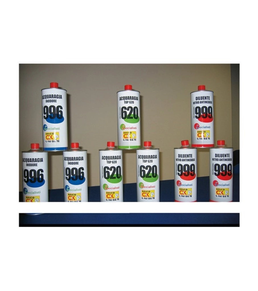 Acquaragia Inodore Top 620 Barattolo Da 1 Litro Set 5 Pezzi - Fidea