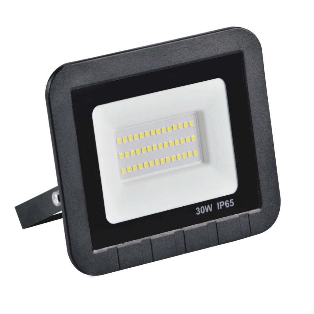 Faro LED SMD 30W 2700lm 6500K 120° IP65 nero Polux