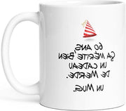 Tazza di compleanno umoristica per il 60° anno - Regalo originale per marito, moglie, collega - Messaggio umoristico - Compagno, compagna - 60 anni felici - Sorridi