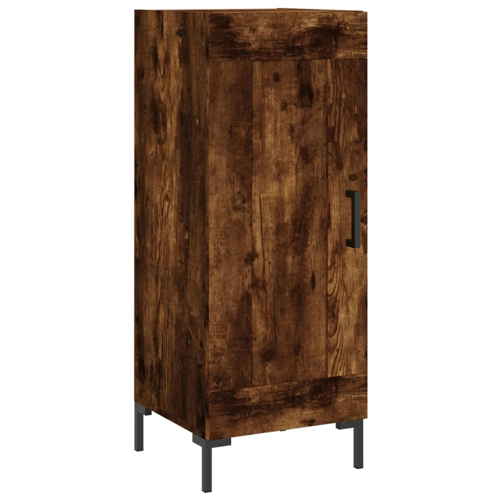 Buffet credenza cassettiera mobiletto mobile contenitore organizer cucina soggiorno salotto alto 34,5 x 34 x 180 cm legno ingegnerizzato marrone 02_0033229