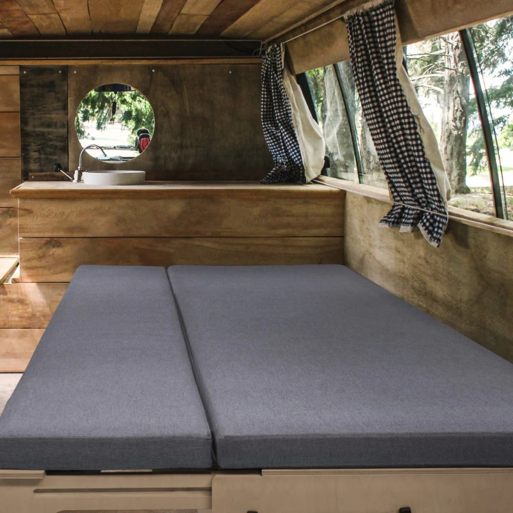 Divano letto pieghevole per camper e cuscini estraibili Panchina con extra spazio