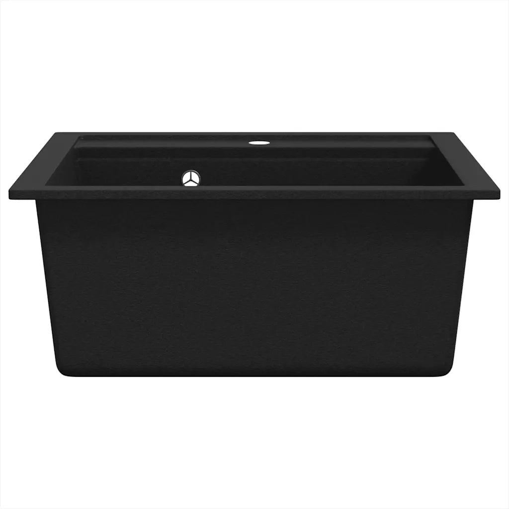 Lavello da Cucina in Granito Vasca Singola Nero CFW9227821