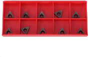 Innesto per CNC Tcmt110204 - Tcmt090204 VP15TF sostituzione di lame - acciaio inossidabile con scatola in plastica.