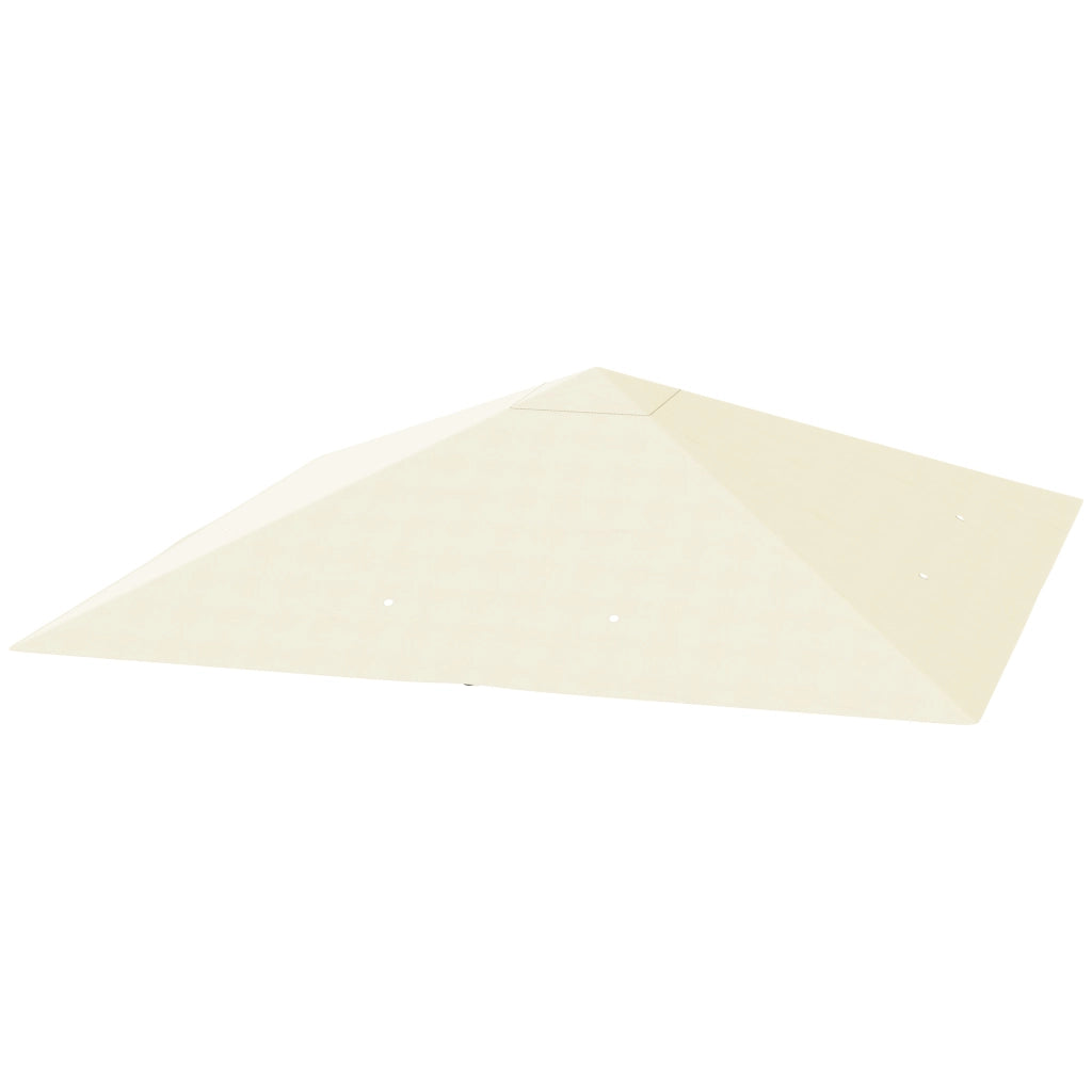 Copertura per Gazebo 3x3 m ¨C Zephmum ¨C Tessuto Oxford 600D Bianco Crema