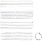 Misuratore di Anello 12 Pezzi - Anello Riducente Invisibile - Set di Adattamento di Anello - Silicone Transparente - Duraturo e Idrofilo - 4 Dimensioni Disponibili - Riducente di Anello