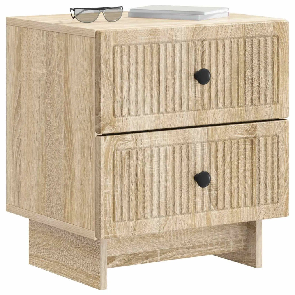 Armadio da Notte 2 pcs Rovere Sonoma 43 x 34,5 x 47,5 cm 893840