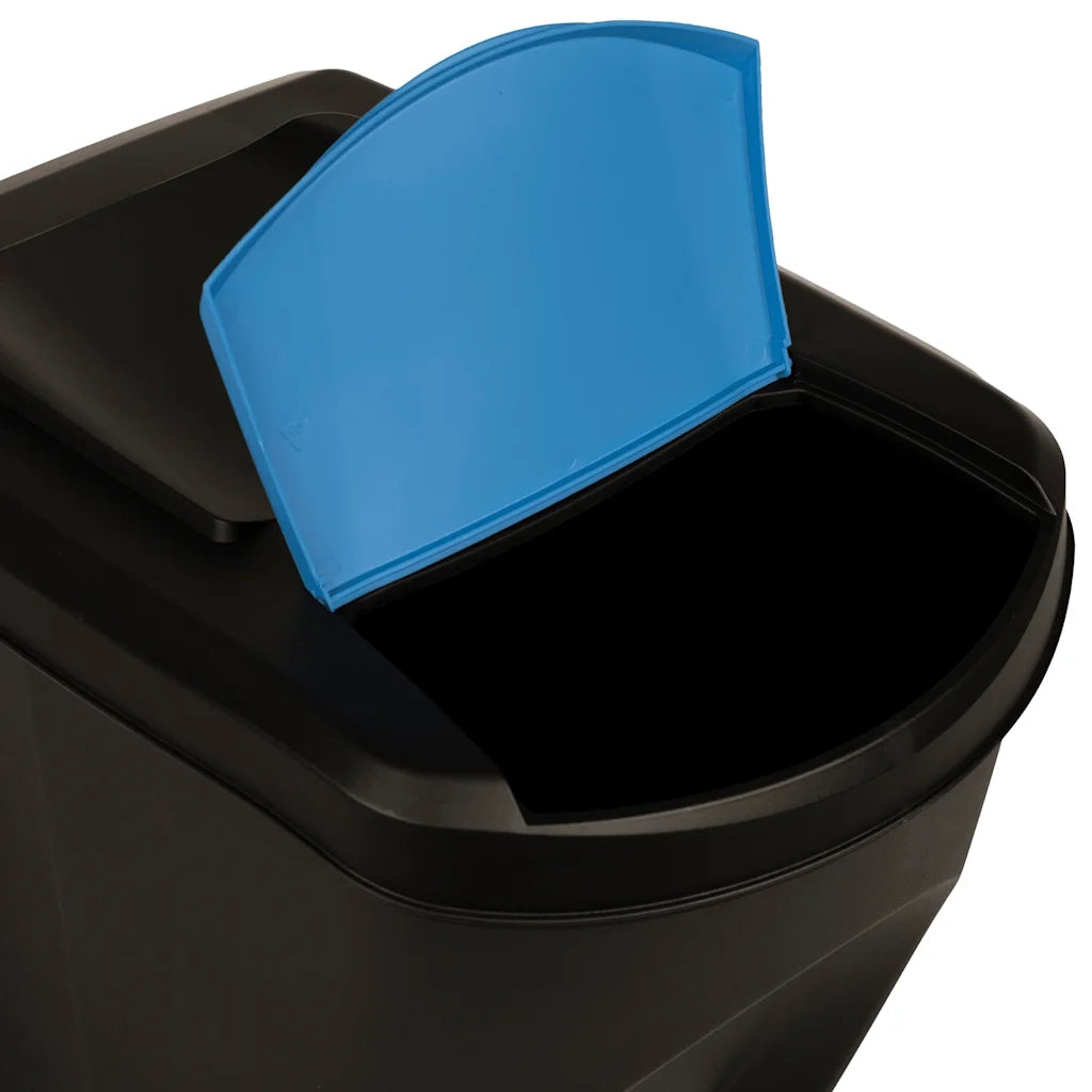 Cestini per Rifiuti Impilabili 3 pz Antracite 75 L CFW3739997