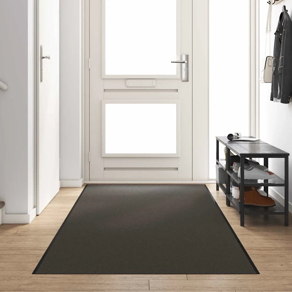 Tappetino Antracite e Nero 120 x 350 cm 100% Poliammide 4100769