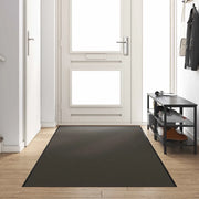 Tappetino Antracite e Nero 120 x 350 cm 100% Poliammide 4100769