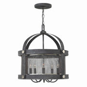 Lampadario Hinkley Holden zinco anticato 5xE14 Ø49,5cm