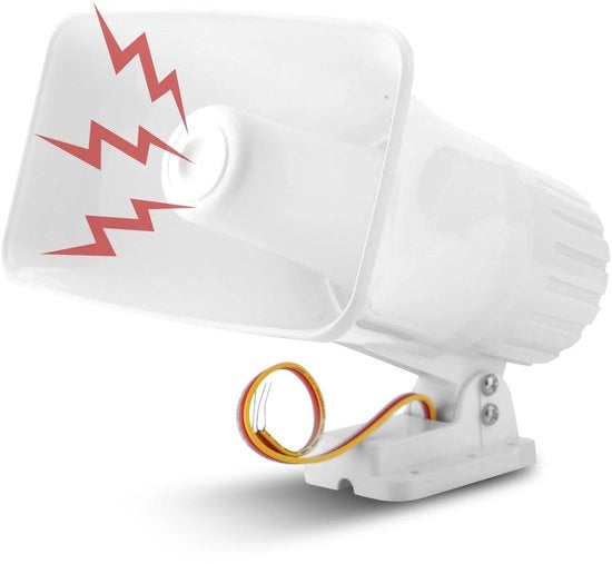 Sistema di Allarme con Alta Larghezza di Banda - 150 dB Livello di Potenza - Doppio Suono - Sicurezza e Protezione
