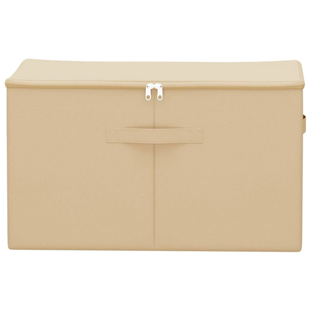 Scatola di Stoccaggio 6 pz Crema 55 x 35 x 32 cm CFW2645665