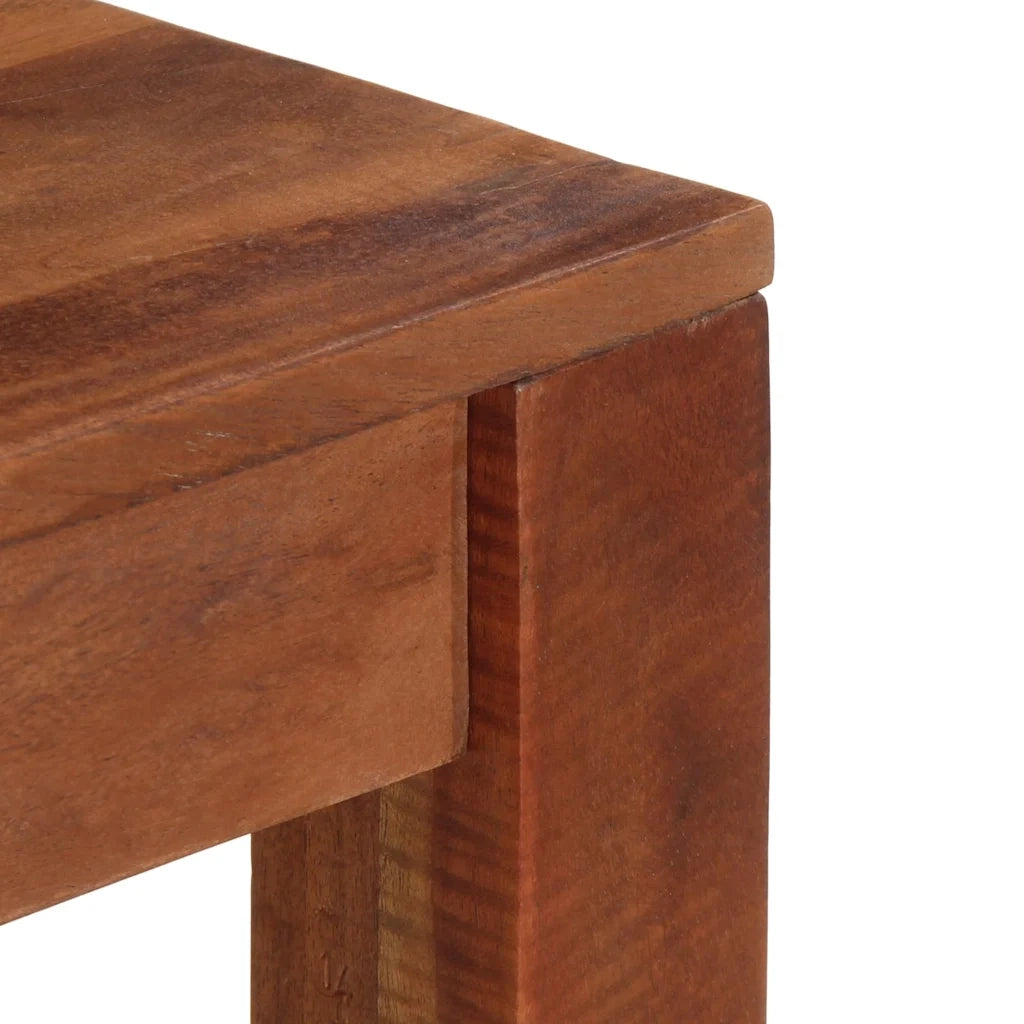 Tavolo Consolle 120x30x76 cm in Legno Massello di Acacia 4102373