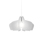 Sospensione Moderna Space Collection Polilux ® Satinato E Metallo Cromo E27