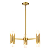 Sospensione Elstead Marvele ottone opale Ø66cm 6xE14