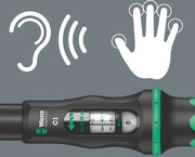 Chiave a click con cambio rapido C 1 nero-verde 1/2" 10-50 Nm - Precisione - Biciclette