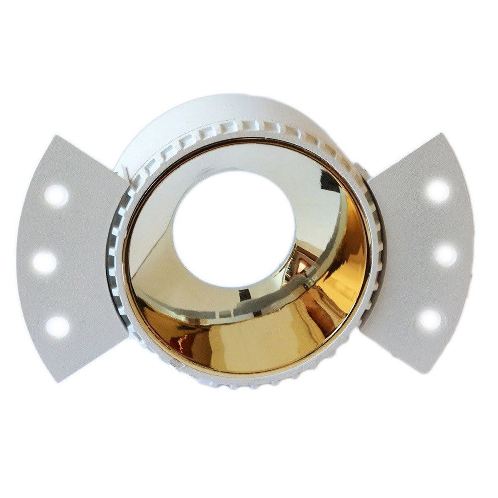 Trade Shop - Porta Faretto Da Incasso Lampadine Led Gu10 7watt Per Controsoffitto Cartongesso -