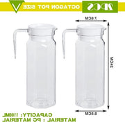 Acquario in acciaio inossidabile 1,1 l con coperchio per bevande come succhi di frutta, latte, tè e limonata