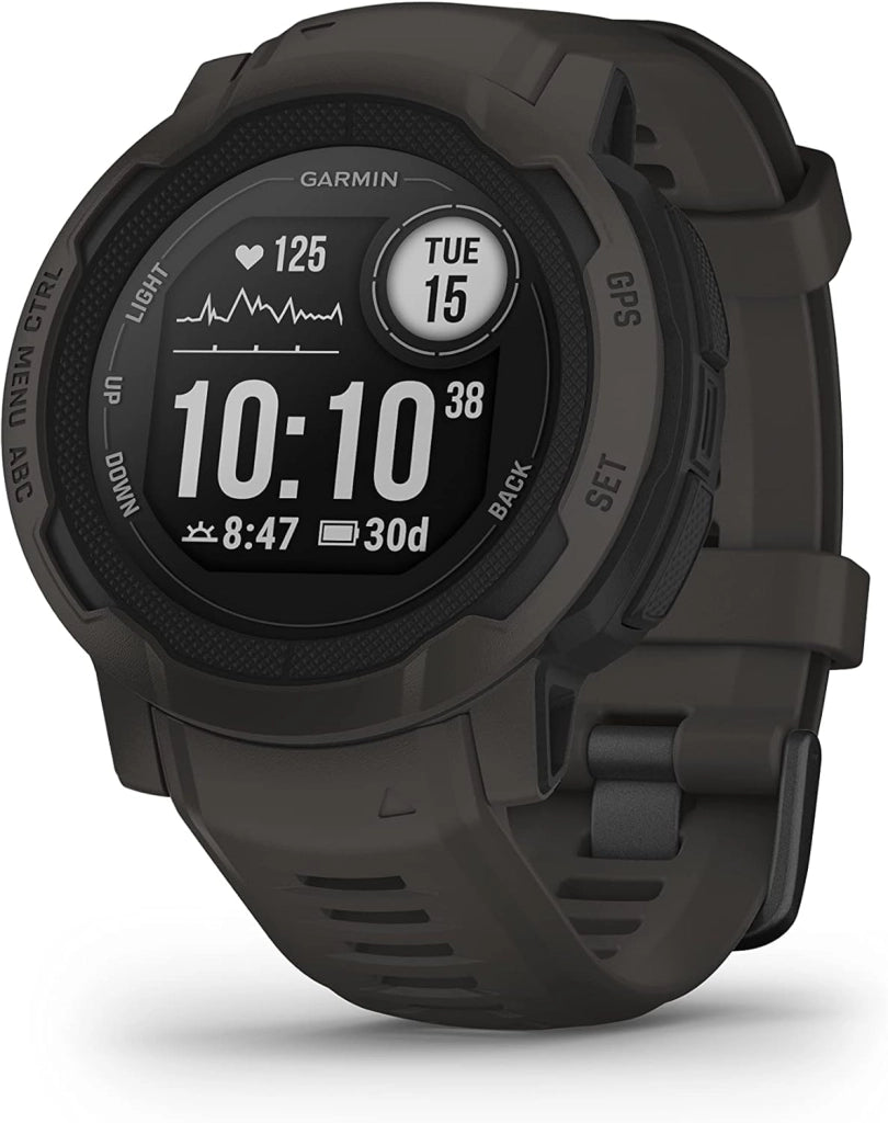 Garmin Instinct 2X Solar - Tactical, Smartwatch, 50mm, Ricarica solare, Autonomia infinita, Torcia LED, Calcolatore balistico, Visore notturno, +30 app, GPS, Pay, Connect IQ, Black