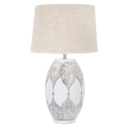 Batabaga, Lampada da Tavolo Necessaria 1 Lampadina, Bianco