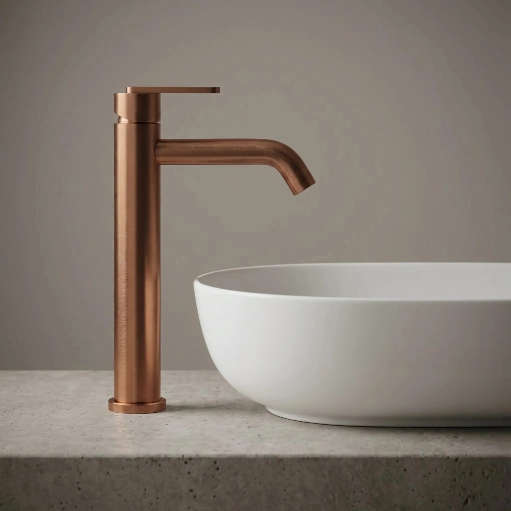 Rubinetto Da Bagno Rea Ontario Brush Copper