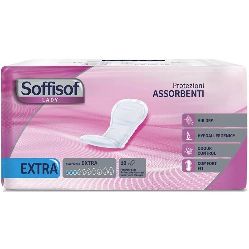 SOFFISOF PROTEZIONI ASSORBENTI LADY ASSORBENZA 3 EXTRA 10PZ