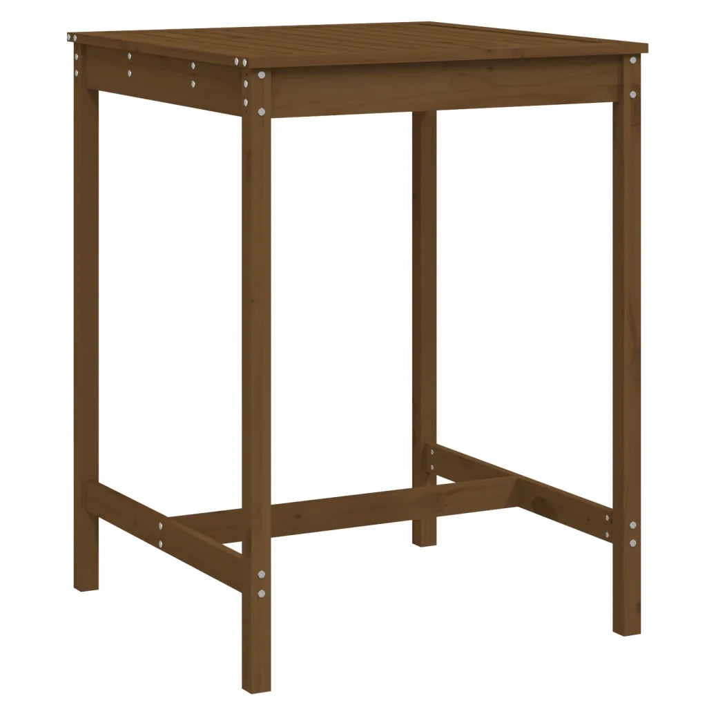 Tavolo da Giardino Ambra 82,5x82,5x110cm Legno Massello di Pino 824084