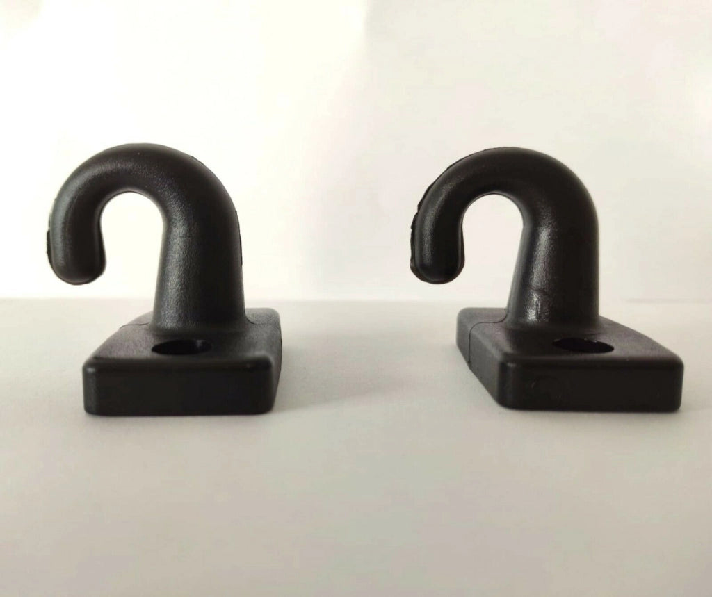 Braccetti per Tende da Sole in Alluminio 50 cm Coppia Kit con Ganci Vari Colori