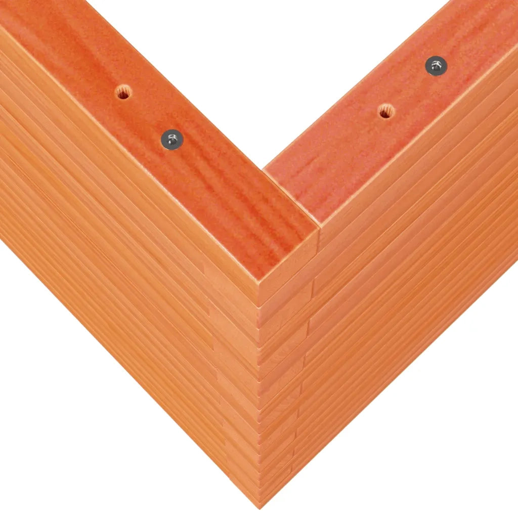 Fioriera Giardino-Vaso da Esterno-Contenitore per Piante Marrone Cera 90x60x68,5cm Legno Massello Pino
