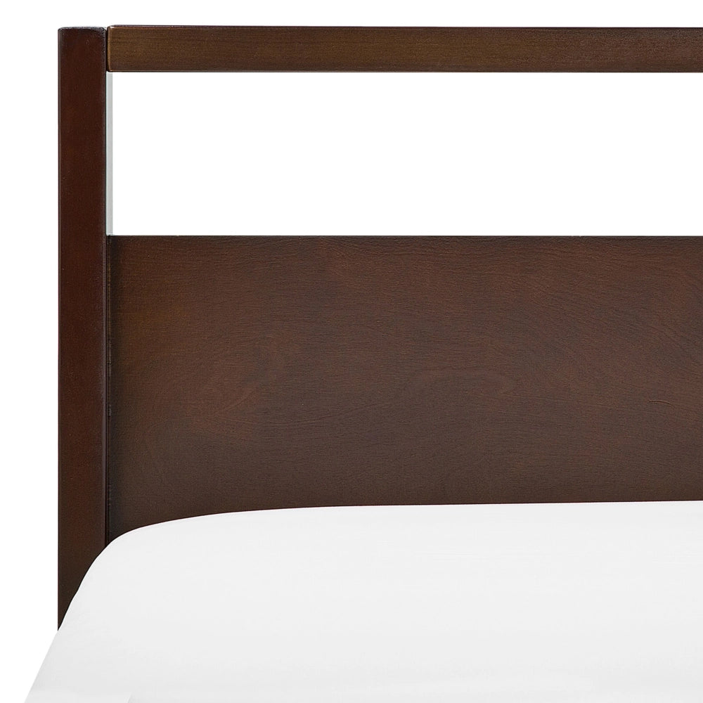 Letto matrimoniale in legno di pino scuro 160 x 200 cm King Size a doghe