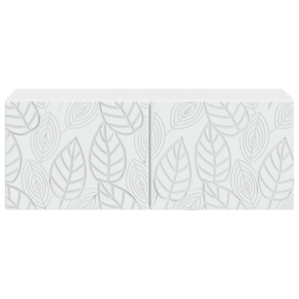 Mobile Porta TV da Muro 59,5 x 31 cm Bianco 898875