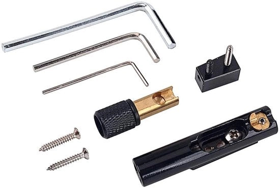 Set di 5 corde per chitarra basso - Ponte in acciaio - Ponte in ottone/alleggerente - Dimensioni 80x13mm - Incluso 1 set - Ponte per chitarra basso
