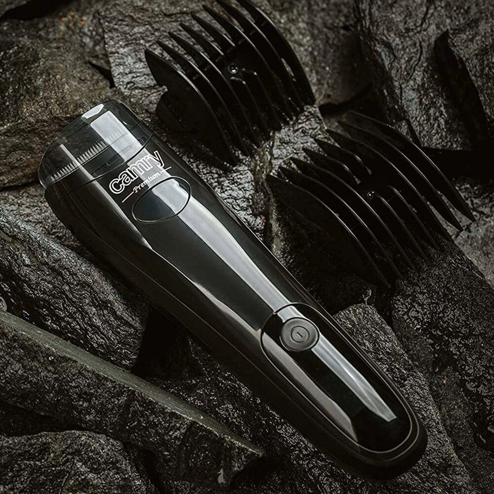 Rasoio Taglia Capelli Trimmer Elettrico con Aspirapeli Regola Barba Ricarica USB