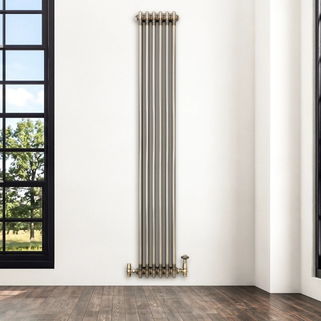 Radiatore 3 Colonne Verticale Metallo Grezzo 1800 x 290 mm TRV