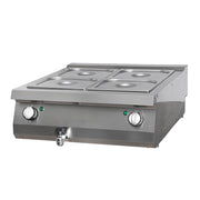 Heavy Duty Bagnomaria - Unità Doppia - Profondità 70cm - Elettrico